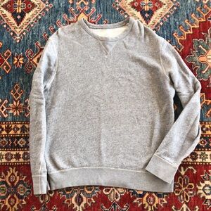 J.Crew Men’s Grey Crewneck Sweatshirt Medium